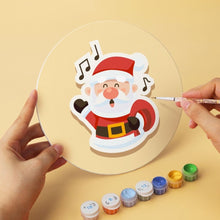 Laden Sie das Bild in den Galerie-Viewer, Mini Serie Malen nach Zahlen - Scheiben Ø20cm (6 Stück) - Weihnachtszauber