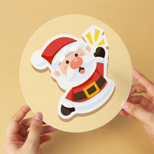 Laden Sie das Bild in den Galerie-Viewer, Mini Serie Malen nach Zahlen - Scheiben Ø20cm (6 Stück) - Weihnachtszauber