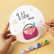 Laden Sie das Bild in den Galerie-Viewer, Mini Serie Malen nach Zahlen - Scheiben Ø20cm (6 Stück) - Kleine Luxusmomente