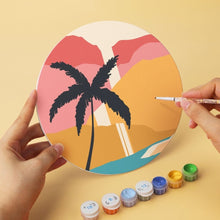 Laden Sie das Bild in den Galerie-Viewer, Mini Serie Malen nach Zahlen - Scheiben Ø20cm (6 Stück) - Tagträume