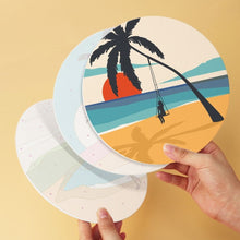Laden Sie das Bild in den Galerie-Viewer, Mini Serie Malen nach Zahlen - Scheiben Ø20cm (6 Stück) - Tagträume