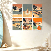 Laden Sie das Bild in den Galerie-Viewer, Mini Serie Malen nach Zahlen 15x20 cm (6 Stück) - Vintage-Horizonte