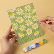 Laden Sie das Bild in den Galerie-Viewer, Mini Serie Malen nach Zahlen 15x20 cm (6 Stück) - Leuchtende Blumen