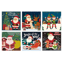 Laden Sie das Bild in den Galerie-Viewer, Mini Serie Malen nach Zahlen 20x20 cm (6 Stück) - Holly-Jolly-Illustrationen Figured'Art