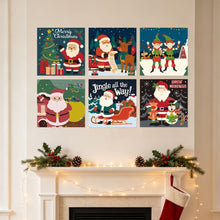 Laden Sie das Bild in den Galerie-Viewer, Mini Serie Malen nach Zahlen 20x20 cm (6 Stück) - Holly-Jolly-Illustrationen