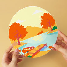 Laden Sie das Bild in den Galerie-Viewer, Mini Serie Malen nach Zahlen - Scheiben Ø20cm (6 Stück) - Traumhafte Landschaften 1
