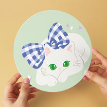 Laden Sie das Bild in den Galerie-Viewer, Mini Serie Malen nach Zahlen - Scheiben Ø20cm (6 Stück) - Bänder und Katzen