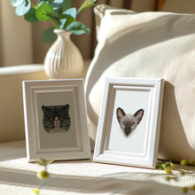 Laden Sie das Bild in den Galerie-Viewer, Mini Diamond Painting 15x20 cm (4 Stück) - Katzenfreunde