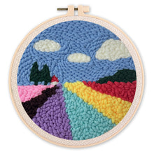 Laden Sie das Bild in den Galerie-Viewer, Punch Needle set Feld mit Tulpen