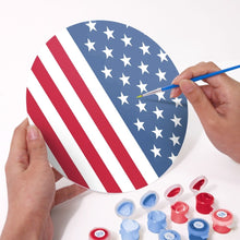 Laden Sie das Bild in den Galerie-Viewer, Malen nach Zahlen 20 cm Tischsets (6 Stück) - Amerikanische Flagge