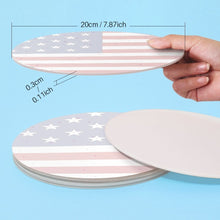 Laden Sie das Bild in den Galerie-Viewer, Malen nach Zahlen 20 cm Tischsets (6 Stück) - Amerikanische Flagge