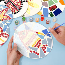 Laden Sie das Bild in den Galerie-Viewer, Malen nach Zahlen 20 cm Tischsets (6 Stück) - Dekoratives Geometrisches Muster