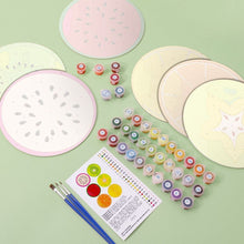 Laden Sie das Bild in den Galerie-Viewer, Malen nach Zahlen 20 cm Tischsets (6 Stück) - Bunte Fruchtscheiben