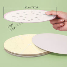 Laden Sie das Bild in den Galerie-Viewer, Malen nach Zahlen 20 cm Tischsets (6 Stück) - Bunte Fruchtscheiben