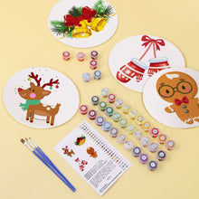 Laden Sie das Bild in den Galerie-Viewer, Malen nach Zahlen 20 cm Tischsets (4 Stück) - Gemütliche Rentier Fäustlinge