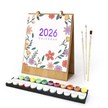 Laden Sie das Bild in den Galerie-Viewer, Malen nach Zahlen Kalender 2026 – Saisonale Blumen Figured'Art