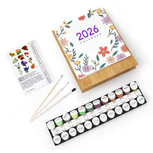Laden Sie das Bild in den Galerie-Viewer, Malen nach Zahlen Kalender 2026 – Saisonale Blumen
