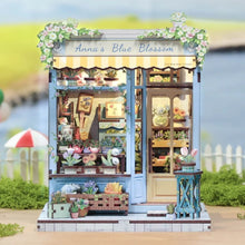Laden Sie das Bild in den Galerie-Viewer, Miniaturhaus - Anna's Blaue Blüte Figured'Art