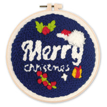 Laden Sie das Bild in den Galerie-Viewer, Punch Needle set Frohe Weihnachten