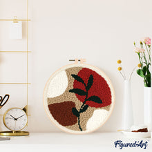 Laden Sie das Bild in den Galerie-Viewer, Punch Needle Botanische Abstraktion 3