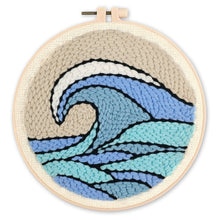 Laden Sie das Bild in den Galerie-Viewer, Punch Needle set Große Welle