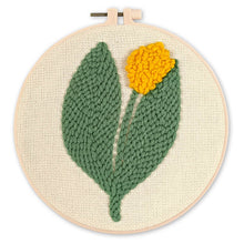 Laden Sie das Bild in den Galerie-Viewer, Punch Needle set Gelbe Tulpe