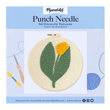 Laden Sie das Bild in den Galerie-Viewer, Punch Needle Gelbe Tulpe