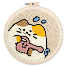 Laden Sie das Bild in den Galerie-Viewer, Punch Needle set Gärtnerkatze