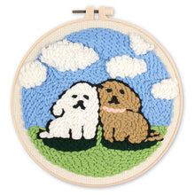 Laden Sie das Bild in den Galerie-Viewer, Punch Needle set Hunde-Duo