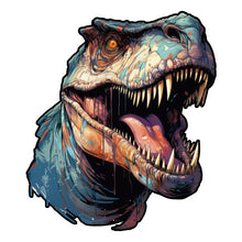 Laden Sie das Bild in den Galerie-Viewer, 2D Holzpuzzle – Stein Dinosaurier