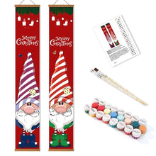 Laden Sie das Bild in den Galerie-Viewer, Malen nach Zahlen DIY Tür Banner - Weihnachtsgnome