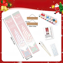 Laden Sie das Bild in den Galerie-Viewer, Malen nach Zahlen DIY Tür Banner - Weihnachtsgnome