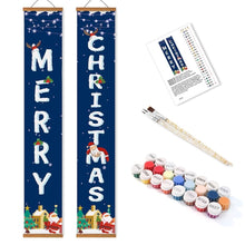 Laden Sie das Bild in den Galerie-Viewer, Malen nach Zahlen DIY Tür Banner - Grüße vom Weihnachtsmann