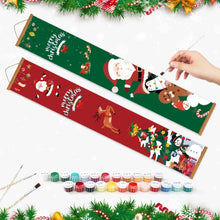 Laden Sie das Bild in den Galerie-Viewer, Malen nach Zahlen DIY Tür Banner - Winterzauber