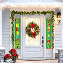 Laden Sie das Bild in den Galerie-Viewer, Malen nach Zahlen DIY Tür Banner - Grünes Weihnachten