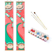 Laden Sie das Bild in den Galerie-Viewer, Malen nach Zahlen DIY Tür Banner - Kleine Weihnachtsgnome