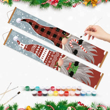 Laden Sie das Bild in den Galerie-Viewer, Malen nach Zahlen DIY Tür Banner - Gemütliche Gnome