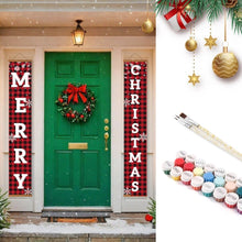 Laden Sie das Bild in den Galerie-Viewer, Malen nach Zahlen DIY Tür Banner - Süßes Weihnachten Figured'Art