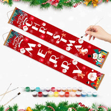 Laden Sie das Bild in den Galerie-Viewer, Malen nach Zahlen DIY Tür Banner - Stille Nacht