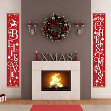 Laden Sie das Bild in den Galerie-Viewer, Malen nach Zahlen DIY Tür Banner - Glaube an Weihnachtszauber