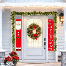 Laden Sie das Bild in den Galerie-Viewer, Malen nach Zahlen DIY Tür Banner - Klassischer Weihnachtsmann