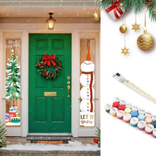 Laden Sie das Bild in den Galerie-Viewer, Malen nach Zahlen DIY Tür Banner - Weihnachtsklassiker Figured'Art