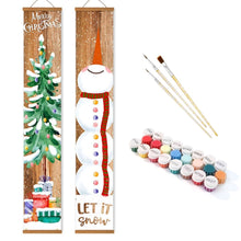 Laden Sie das Bild in den Galerie-Viewer, Malen nach Zahlen DIY Tür Banner - Weihnachtsklassiker