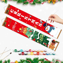 Laden Sie das Bild in den Galerie-Viewer, Malen nach Zahlen DIY Tür Banner - Heiligabend
