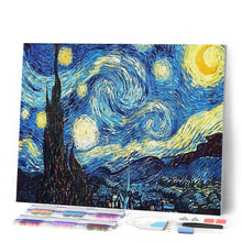 Laden Sie das Bild in den Galerie-Viewer, Diamond Painting | Diamond Painting - Starry Night | Diamond Painting Famous Paintings famous paintings | FiguredArt
