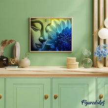 Laden Sie das Bild in den Galerie-Viewer, Diamond Painting | Diamond Painting - Buddha and Lotus | Diamond Painting Religion religion | FiguredArt
