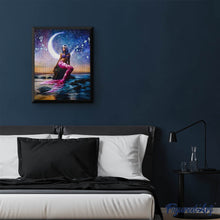Laden Sie das Bild in den Galerie-Viewer, Diamond Painting | Diamond Painting - Mermaid and Crescent Moon | Diamond Painting Romance romance | FiguredArt