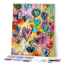 Laden Sie das Bild in den Galerie-Viewer, Diamond Painting | Diamond Painting - Hearts | Diamond Painting Romance romance | FiguredArt
