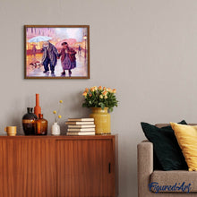 Laden Sie das Bild in den Galerie-Viewer, Diamond Painting | Diamond Painting - Couple in the Rain | Diamond Painting Romance romance | FiguredArt