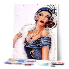 Laden Sie das Bild in den Galerie-Viewer, Diamond Painting – Stilvolle Dame
